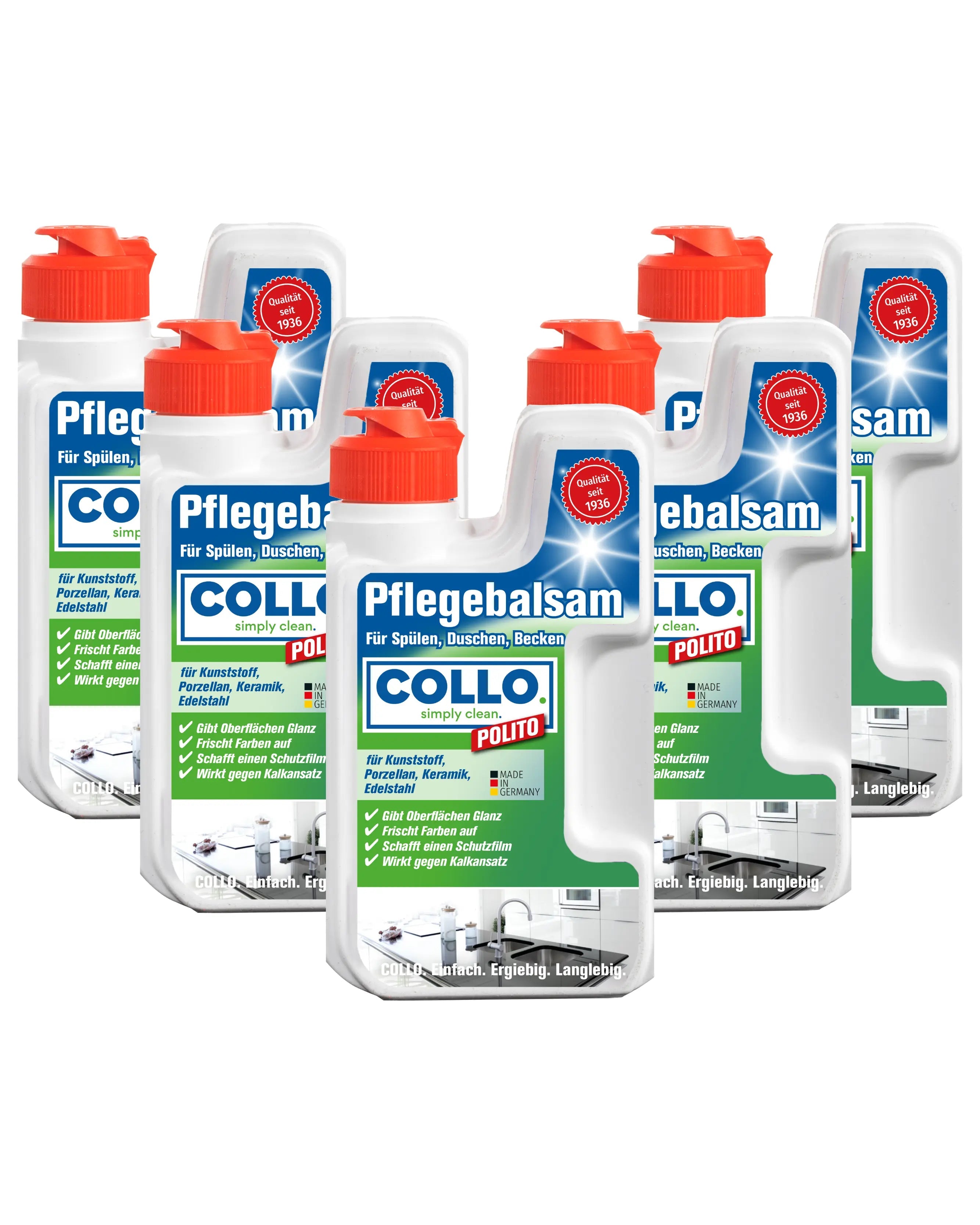 Vorteilsset: 5x Polito - Spülbecken - & Keramik - Politur - 0062.5 - COLLO. simply clean.